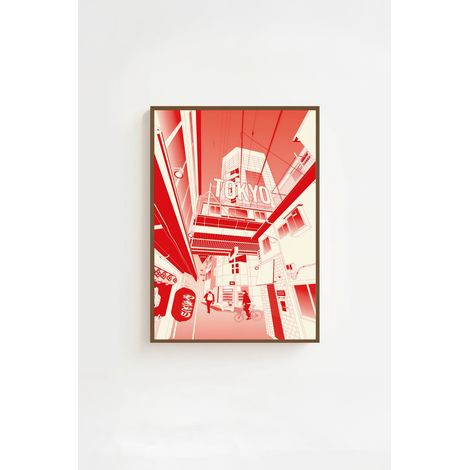 Arte de pared de MDF con marco Painting Multicolor (1/3)