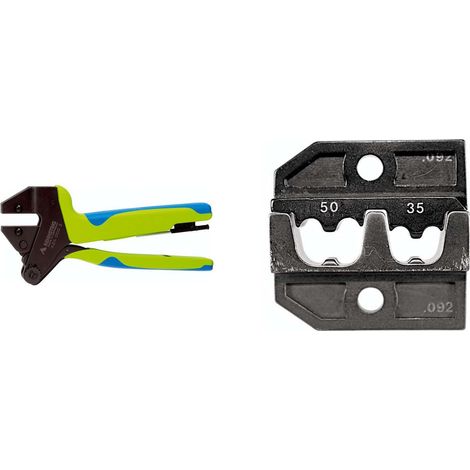 624 092 3 0 K1 Rennsteig Werkzeuge GmbH Crimpzange PEW12 für isolierte / unisolierte Aderendhülsen Querschnitt 35mm² - 50mm² - 1 Stück