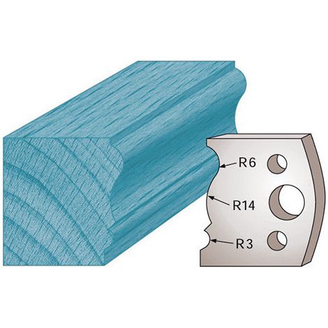 Diamwood – Jeu de 2 fers profilés 40 x 4 mm – Moulure spéciale plinthe M106 – Acier SP – Entraxe 24 mm – Conception suisse haute qualité