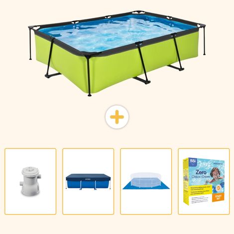 Exit-toys Piscine Exit Rectangulaire - 300x200x65 cm - 5-pièces S198 (1/5)