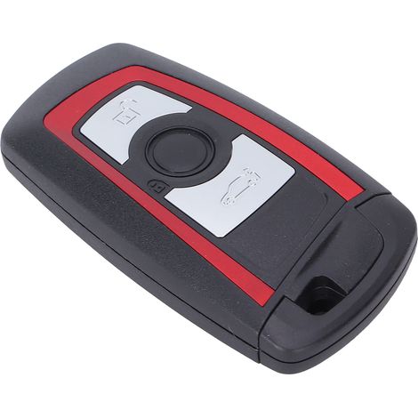 Clé de remplacement intelligente rouge à trois boutons 868 MHz antichoc, compatible avec les modèles séries 520, 525, 530 et 535. (1/5)
