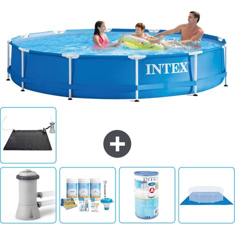 Intex Piscine Tubulaire Ronde - 366x76 cm - 6-pièces S41767 (1/5)