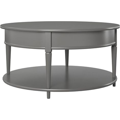 Table basse en effet bois gris