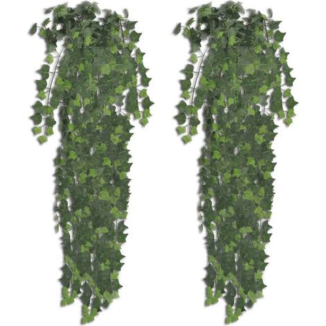 Plantes artificielles, 2 tiges, lierre, 90 cm (1/3)