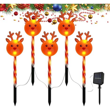 Bâtons de jardin - Lanternes de Noël - Lumières de marquage - Décoration (1/5)