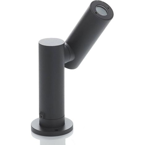 Lucande Lámpara LED para exterior 'Narea' en Gris de Aluminio
