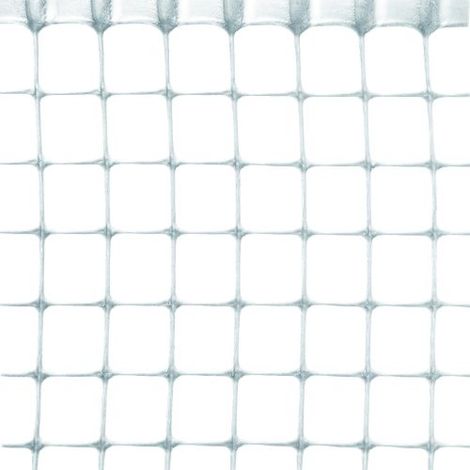 RETE IN PLASTICA QUADRANET X BALCONI maglia mm.10x10 rotolo mt.50 H. cm. 100 - Bianco