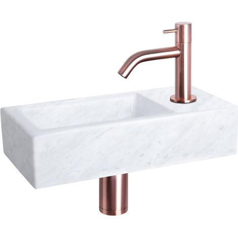 Differnz Lave-mains Blanc H9.5xl37.5xL18.5cm (1/5)