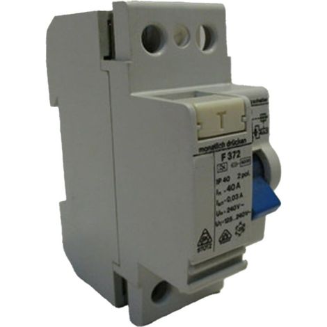 Interrupteur différentiel 1P+N 40 A, 0,030 A, 6 kA. Protégez votre installation électrique des surcharges et des pannes de terre, assurant la sécurité de votre maison. (1/2)