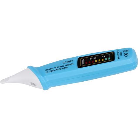 VC1017 Détecteur de tension sans contact, stylo électrique à induction avec affichage numérique intelligent pour l'inspection des câbles et la réparation électrique (1/5)