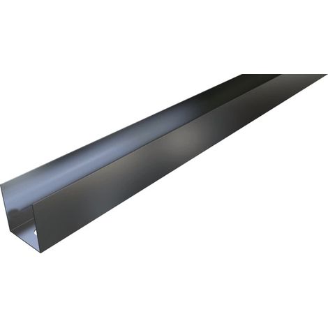 profilo in acciaio guida a "u" - 27x30x0.6 - 3 metri. - knauf.