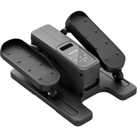 Mini ellittica da casa, macchina elettrica per cross-training da posizionare sotto il mobile, con telecomando, display a LED, 12 velocità, installazione a domicilio. (1/5)
