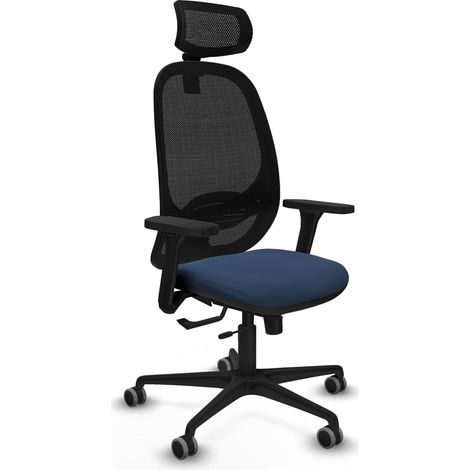 Sedia da ufficio piqueras y crespo Cilanco nero similpelle schiuma (1/2)