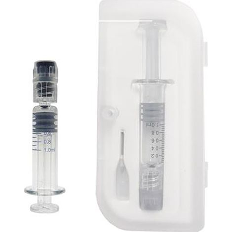 Hochbegehrte Glasspritze, vorgefüllte Borosilikatglasspritze, 1 ml wiederverwendbar (eine Spritze) (1/5)