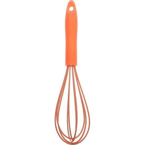 Fouet ballon en silicone de 25 cm (10 pouces) pour mélanger et remuer les œufs, mousseur à lait et à crème, ustensile de cuisine (couleur aléatoire)-26.00X7.00X7.00CM-Random Color
