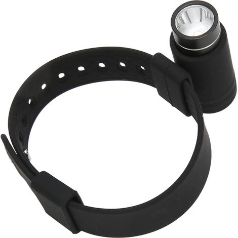 Lampe torche de poignet haute luminosité, étanche IP5, mains libres, 3 modes, idéale pour l'alpinisme et la pêche de nuit. (1/5)