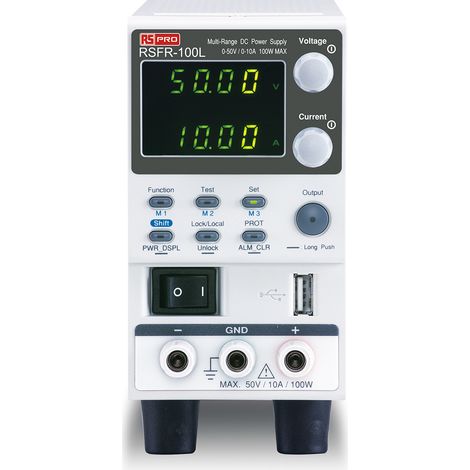 Alimentation de laboratoire, 0 50V, 10A, 1 sortie 100W ( Prix pour 1 ) (1/2)