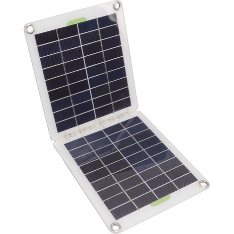 Panneau solaire pliable 20W portable en silicium polycristallin haute efficacité chargeur batterie pour voiture camping-car bateau (1/5)