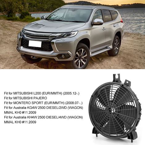 Ventilateur de condenseur électrique pour climatiseur compatible avec MITSUBISHI MN123607 (1/4)