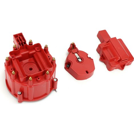 Tapa de rotor roja de repuesto para distribuidor de motores V8 265 283 307 327 350 383 396 400 402 427 454 472 502 (1/5)