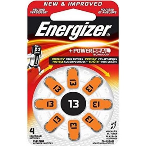 ENERGIZER Acustica 13 Arancio  - 8 pile/blister - EN80
