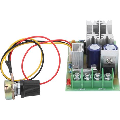 Contrôleur PWM 20A pour Moteur DC 10-60V, Régulateur de Vitesse 12V/48V, Carte de Commande Haute Puissance (1/5)