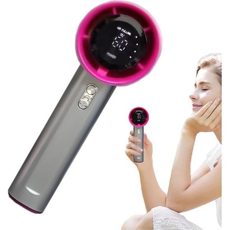 Ventilatore portatile ricaricabile a 100 velocità,silenzioso e compatto,ideale per camera da letto,camera studentesca e attività all'aperto (1/4)