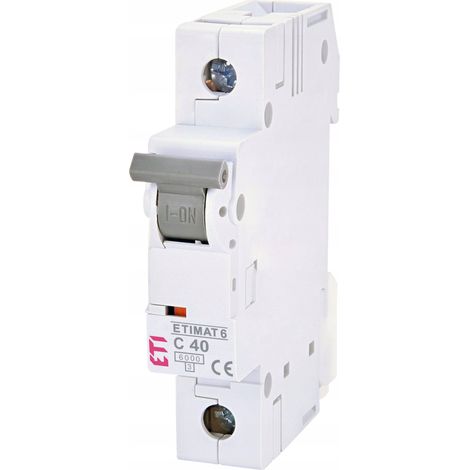 ETI  Disjoncteur 1P C40A 6KA AC - Modle ETIMAT6 - Sécurité optimale - Haute performance (1/2)