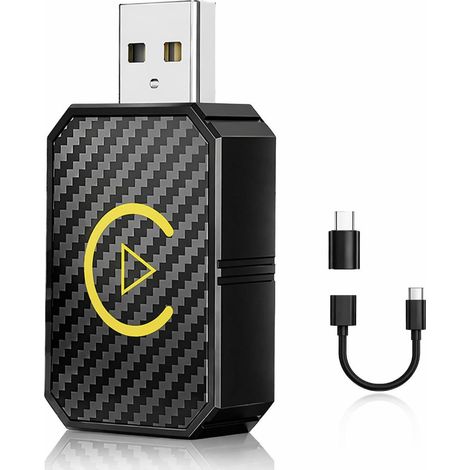 Adaptateur CarPlay Sans Fil, Plug And Play, 2 en 1 Wireless Carplay Adapter rendement prouvé top vente (1/5)