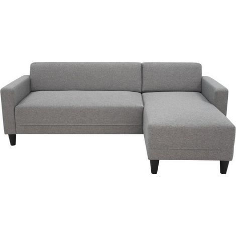 Casapy Ecksofa fest 4 Plätze Farbton Maus