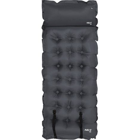 Selbstaufblasende Campingmatte, Dunkelgrau