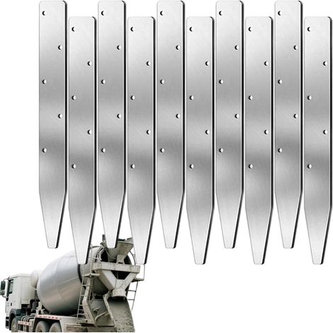 Outils de coffrage béton Lot de 10 Pointes en V Réutilisables et  Piquet Plat Pour jardin, clôture, bordure de (1/5)
