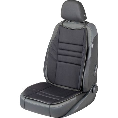 Walser – Housse de siège de voiture noire – Rembourrage en mousse 13mm – Système de fixation facile – Compatible avec airbags latéraux