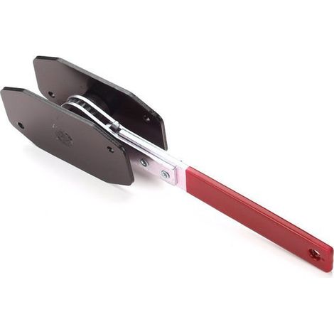 Bremssattel-Backen-Entsprechwerkzeug – Masterzylinder-Reset-Tool, Kolben-Backen-Abstandhalter, S-Haken, ergonomischer roter Griff – Für Autowerkstatt und Bremsenreparatur-lsw