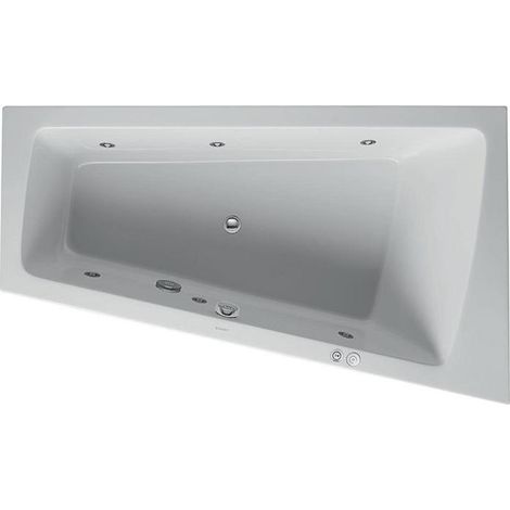 Duravit Paiova Whirlpool, Einbauversion, 1 Rückenschräge rechts, (1/5)