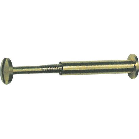 Tcasystem – Vis relieuse laiton M4 – Serrage 30/50 – Douille M4 Ø5,5 mm – Pour bois dur et teck