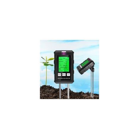 Testeur d'humidité du Sol,Testeur Sol 6 en 1,Hygrometre Plante avec pH Humidité Fertilité du Sol Lumière du Soleil Détection de Température Testeur Humidité Plante, Adapté au Jardinage et Aux Plantes (1/5)