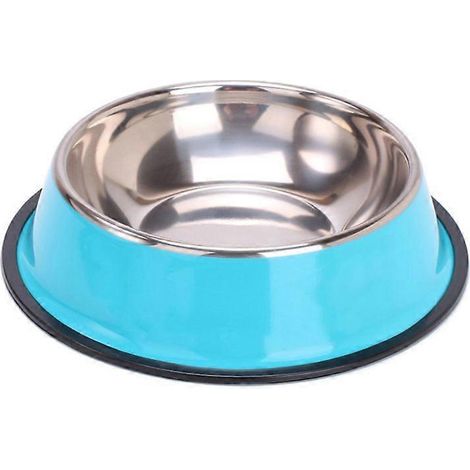 Gamelle pour chien en acier inoxydable, bol alimentaire pour chat, chiot et chaton, écuelle résistante et hygiénique pour animaux domestiques.