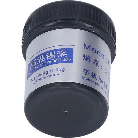 Pâte à souder précise pour réparations électroniques, anti-oxydation et haute température. (1/5)