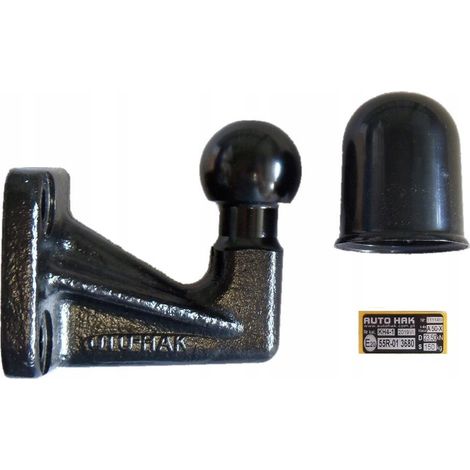 Flangia per gancio di traino con sfera, capacità di traino 3,5 t, 4 vie KH4-1 AUTO-HAK