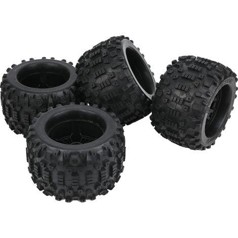 4 pneus et roues RC pour ZD Racing Large Foot 1/8, accessoires de voiture modèle, 170x103mm (1/5)