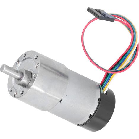 Moteur à engrenages métalliques à codeur JGB37-3530 DC12V à couple élevé, 38 tr/min