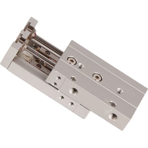 Pince pneumatique parallèle à double rail de guidage haute précision M5 x 0,8, vérin pneumatique à doigts pour sécheuse 20S, course de 20 mm (1/5)