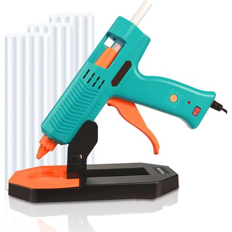 Pistola de pegamento caliente de 150 W para bricolaje, manualidades y aplicaciones industriales (1/5)