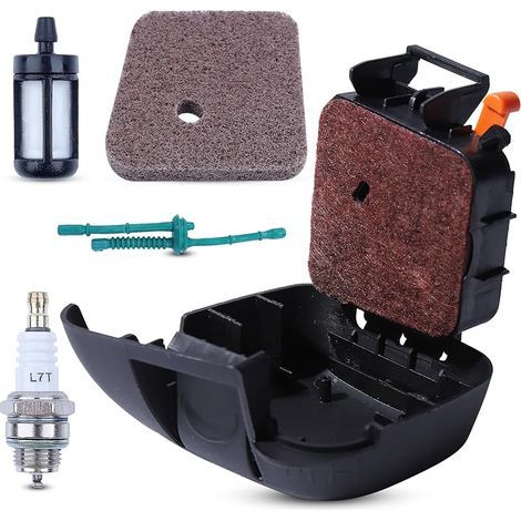 Kit Filtre à Air pour Stihl Débroussailleuse FS38 FS45 FS46 FS55R KM55 HL45 HS45 FC55 FS45C FS46C KM55R FS55C FS55RC, Ensemble de Boîtier de Filtre à Air Pièces de Rechange (1/5)