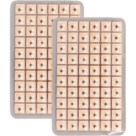 120 patchs magnétiques de pression auriculaire pour la perte de poids, perles d'acupuncture auriculaire pour atténuer les cernes (1/5)