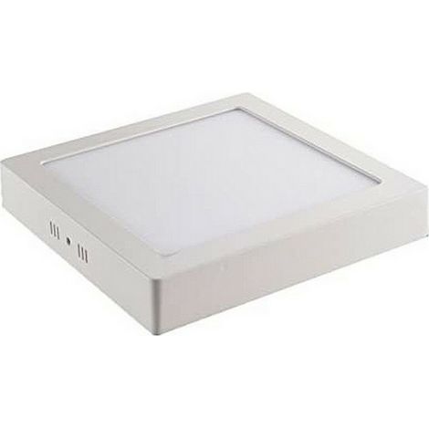 Downlight LED superficie quadrata 20w 1500lm 4000k bianco luce diurna 22x22x3,5cm EDM (1/5)