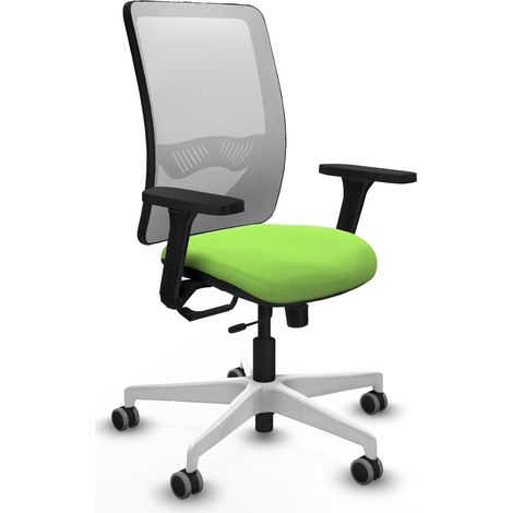 Chaise de bureau piqueras y crespo Zulema blanc mousse découpée (1/2)