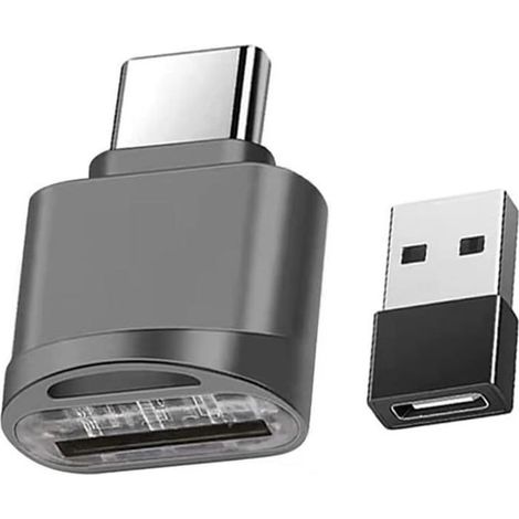 Lecteur De Carte Sd Lecteur De Carte De Type C Avec Adaptateur Usb C Lecteur De Carte Otg Usb C Vers Sd Sdxc (1/5)