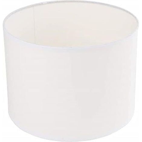 APEX Abat-jour, rond, diamètre 25 cm, hauteur 18 cm, 100% polyester, convient pour lampe de table ou suspension